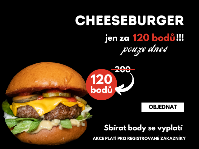 Cheeseburger 120 bodů