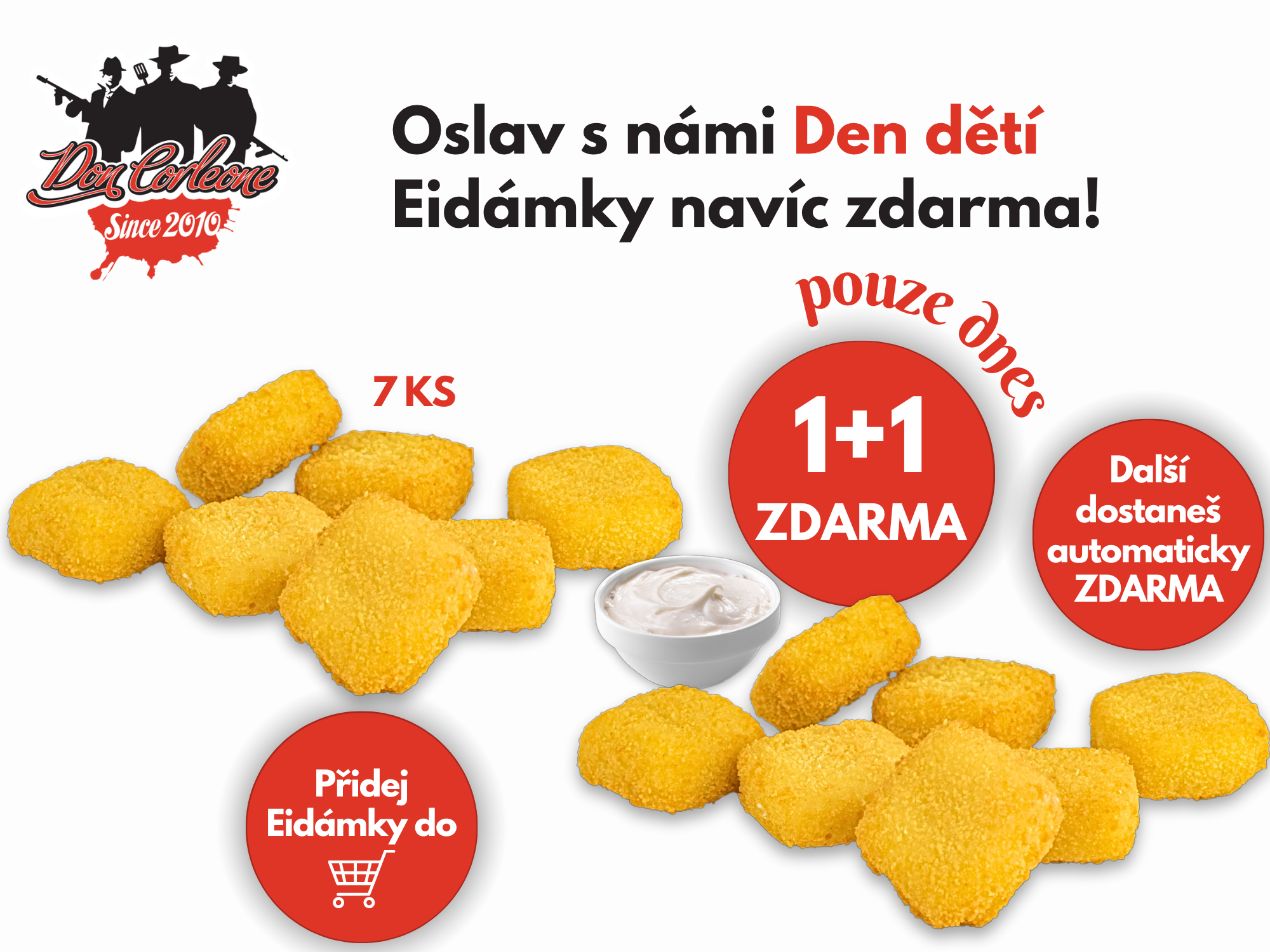 Den dětí 1.6.2025 - Eidámky 1+1 Zdarma