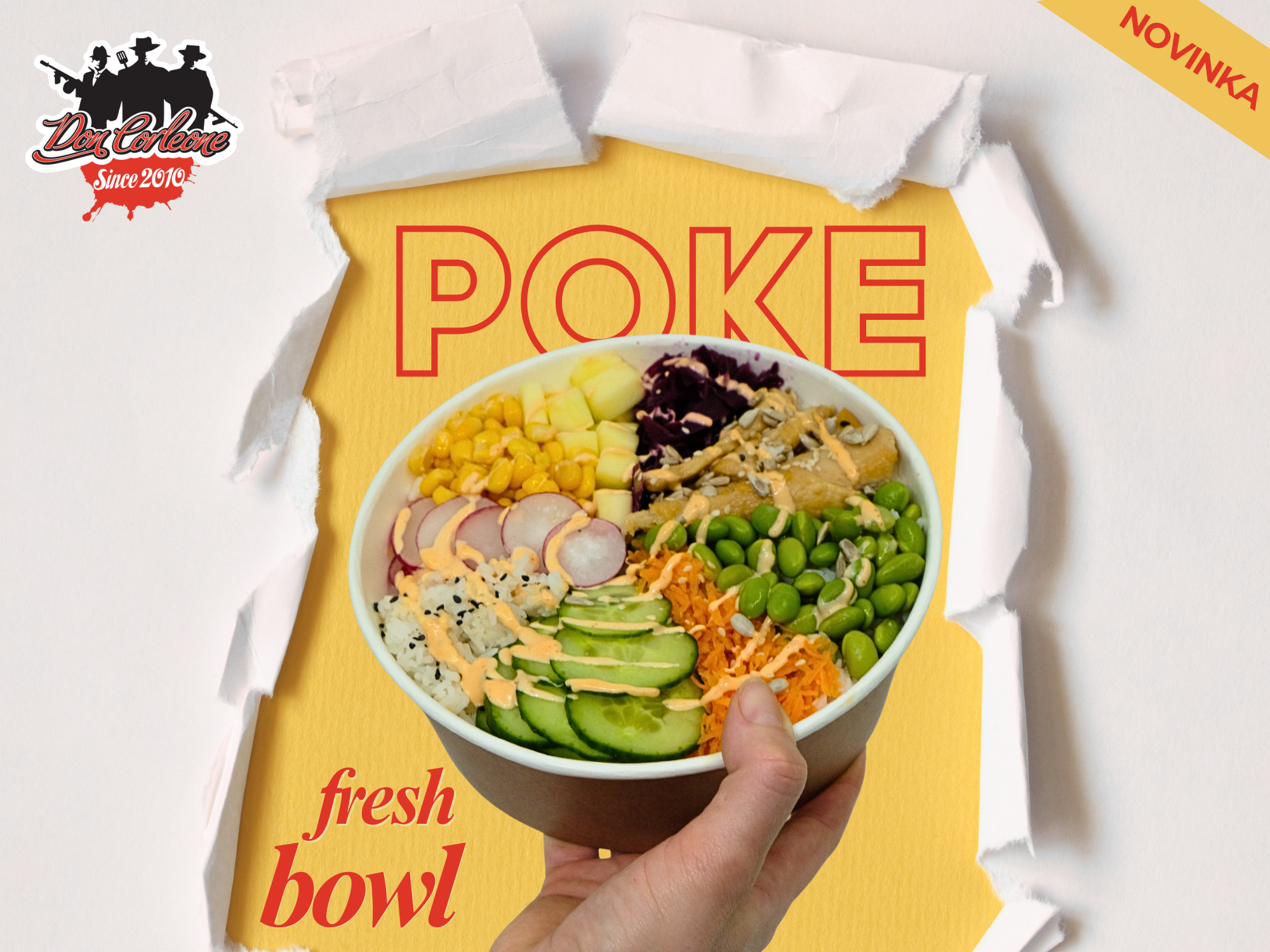 Poke Bowl - kuřecí NOVINKA