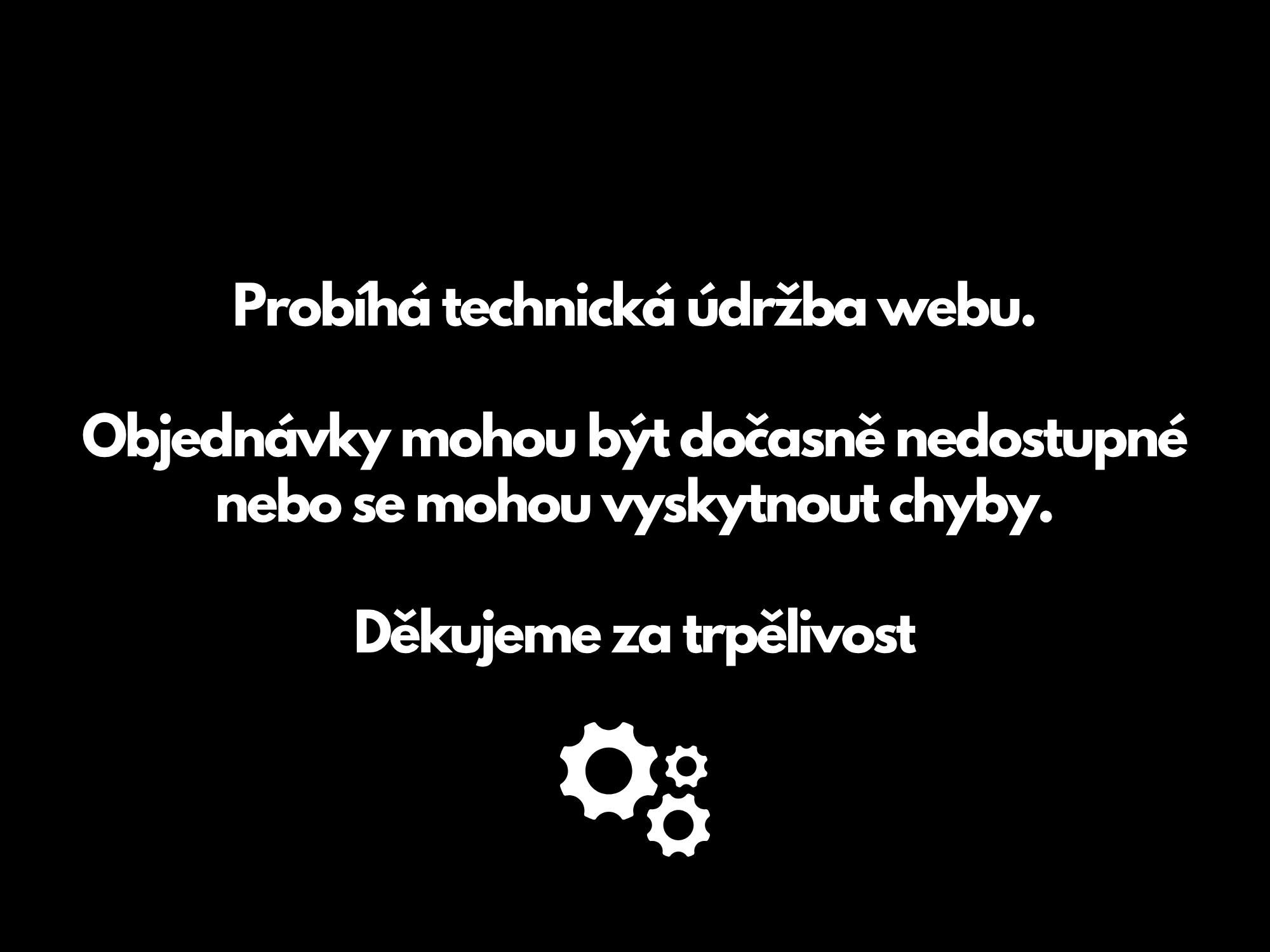 Odstávka webu
