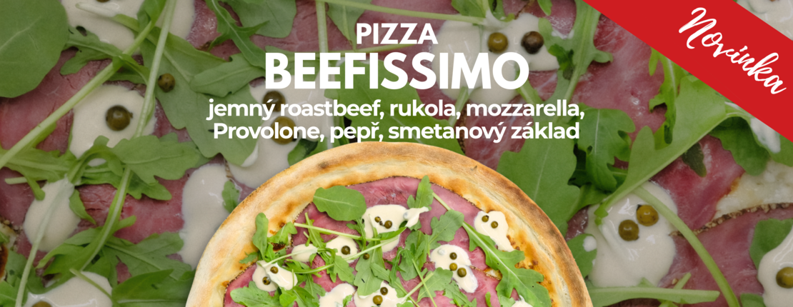Beefissimo pizza NOVINKA