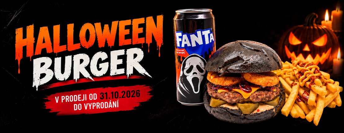 Halloween Burger - Ostrava