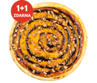 BBQ Pizza klasická  1+1 ZDARMA