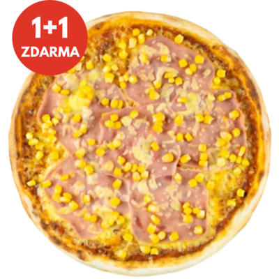 Šunková s kukuřicí klasická 1+1 ZDARMA